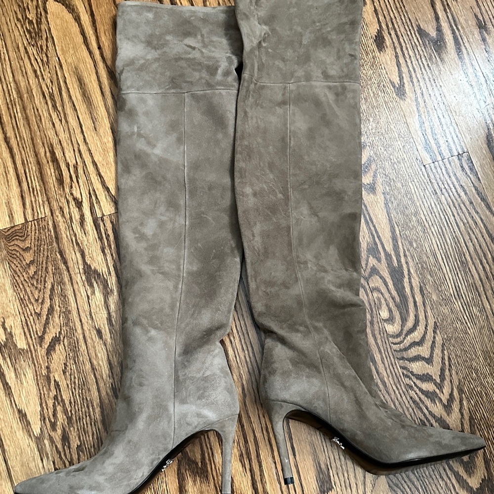 Prada suede over the knees boots‎